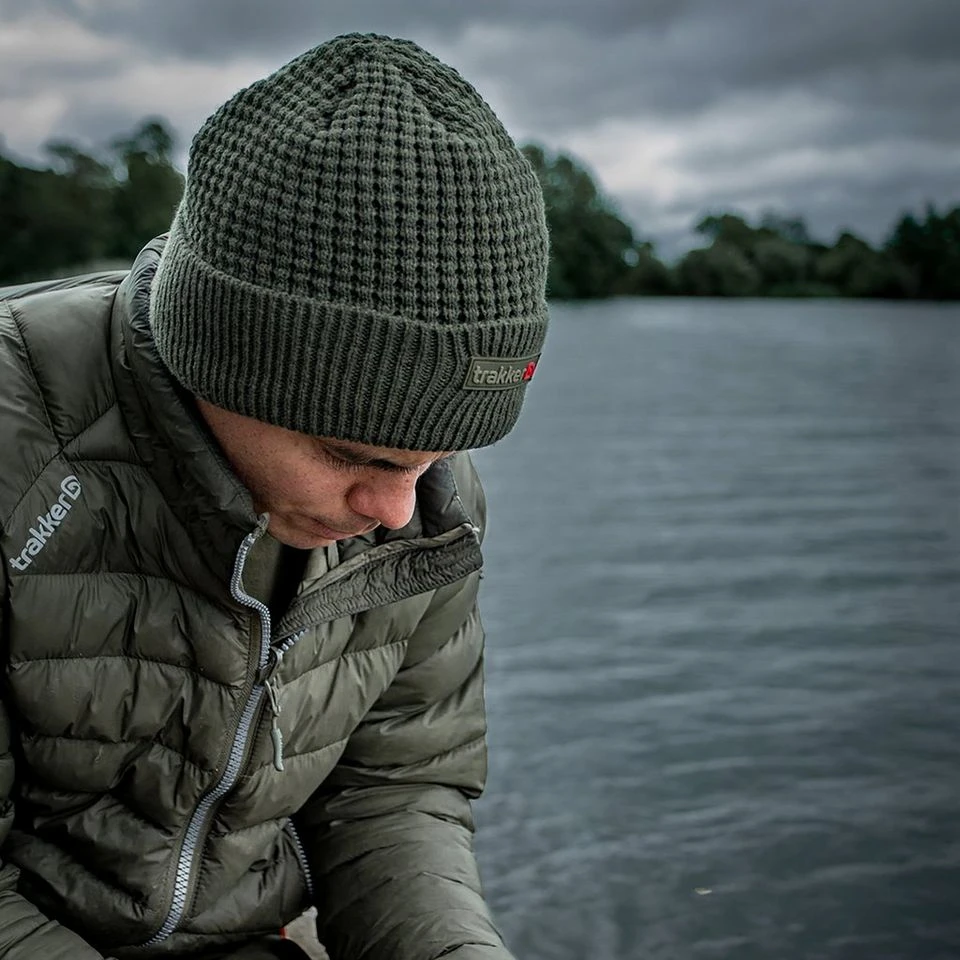TRAKKER Textured Lined Beanie - Image 3
